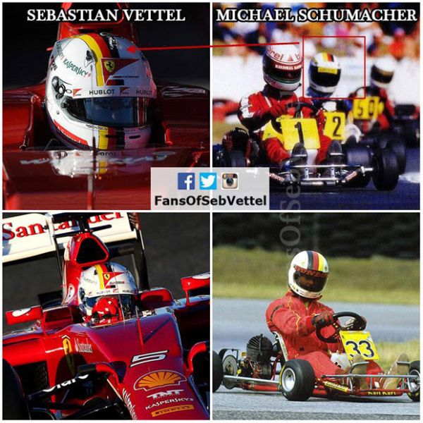 Desain Helm Baru Vettel Nyontek Schumacher 
