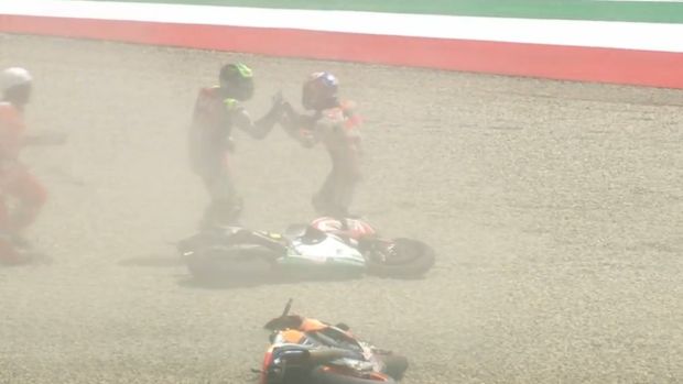 Apes, di Lap Terakhir Pedrosa dan Crutchlow Justru Terjatuh