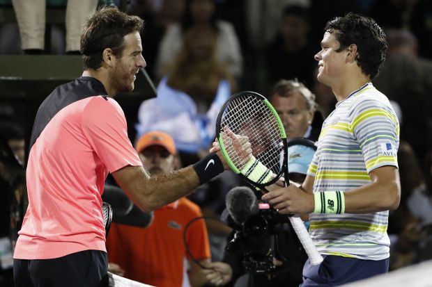 Butuh Tiga Jam, Del Potro Singkirkan Raonic