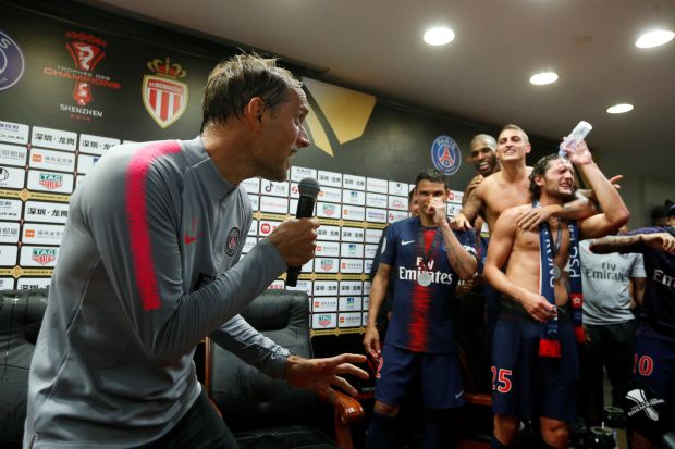 Tuchel Dendangkan Lagu Pharrell Williams Setelah Rebut Trofi Pertama di PSG