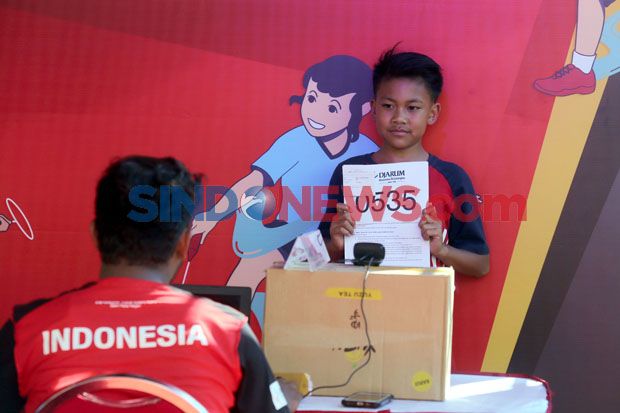 Audisi PB Djarum Diserbu Ribuan Bakat Muda di Surabaya