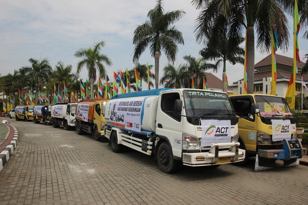 Global Zakat-ACT Distribusikan Air Bersih di 12 Wilayah Kekeringan