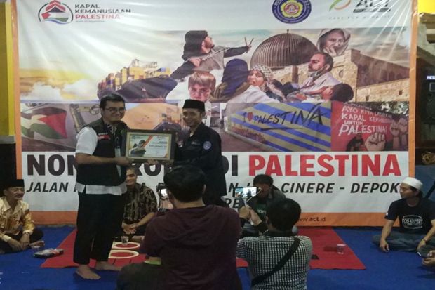 ACT Gelar Kegiatan Nongkrong di Jalan Palestina Depok
