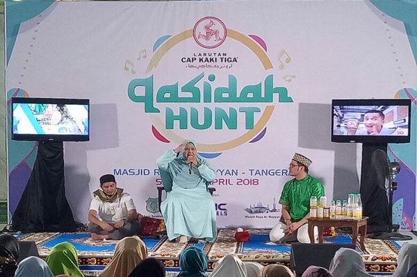 Qasidah Hunt Cap Kaki Tiga Dibanjiri Ribuan Peserta di Tangerang