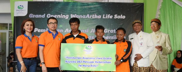 WanaArtha Life Berikan Asuransi Rp3 Miliar kepada Pasukan Oranye