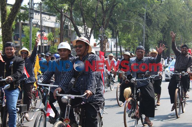 Warga Solo Antusias Sambut Obor Asian Games 2018