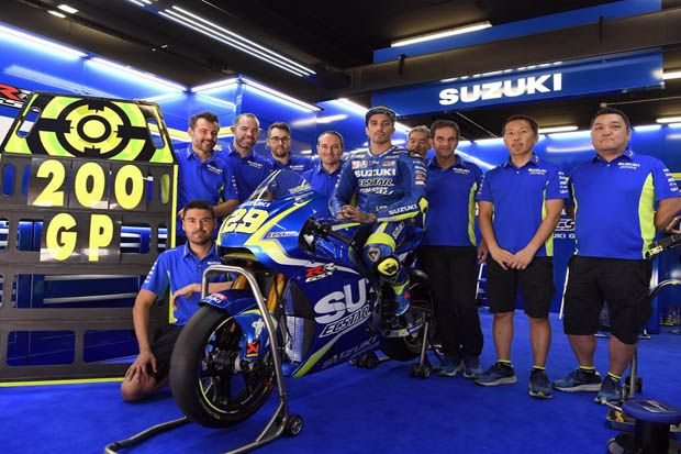 Andrea Iannone (Suzuki Ecstar) dalam MotoGP Catalunya 2017. (Foto-Suzuki)