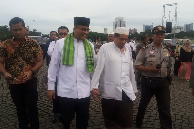 Tak Hanya Anies, Maulid Nabi Muhammad di Monas Diikuti Ribuan Orang