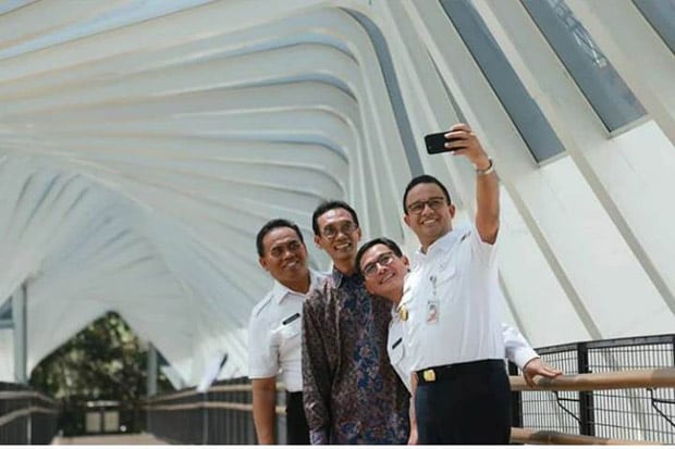 Resmikan 3 JPO, Anies Berharap Ini Jadi Ikon Baru Jakarta