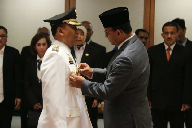 Anies Baswedan Lantik Tujuh Pejabat Pimpinan Tinggi Pratama
