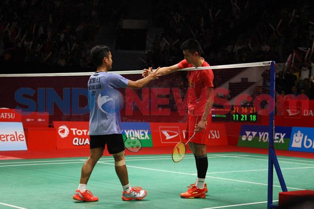 Anthony Ginting Hentikan Chen Long di Perempat Final