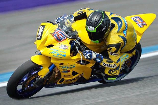 Anthony West (Alkeno Racing Yamaha) pada lomba ARRC Thailand 2017 di Sirkuit Buriram. (Foto-wp)