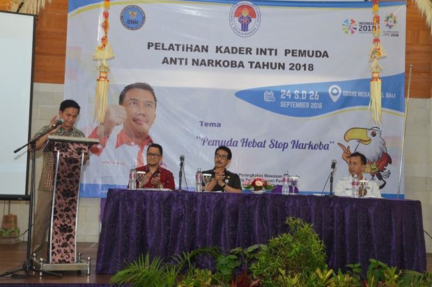 Kemenpora Rekrut 200 Pemuda Kader Anti Narkoba di Bali