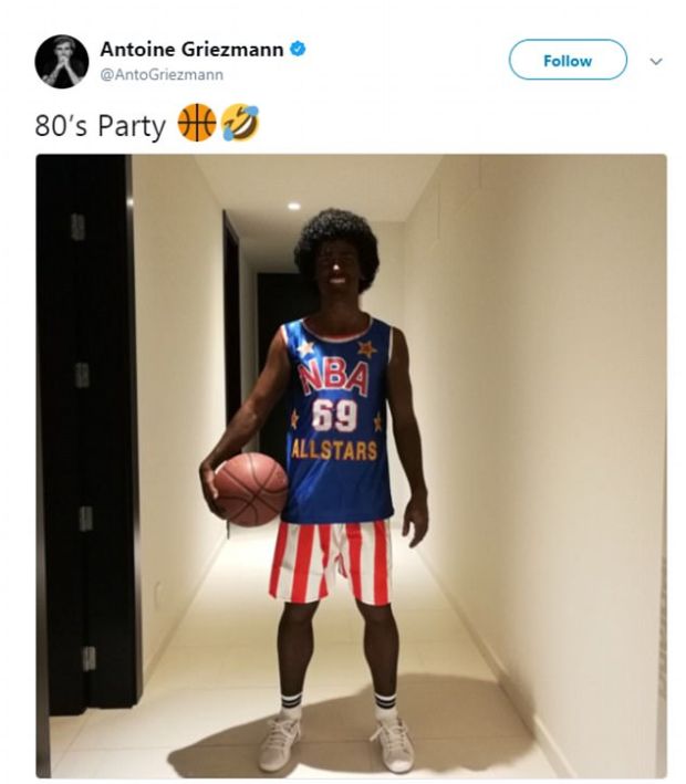Posting Foto Diri Berkulit Hitam, Griezmann Bikin Berang Netizen