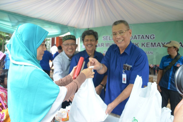 PPK Kemayoran Gelar Bazar Murah, Warga Antre Pakai KTP
