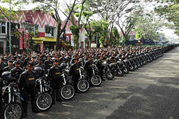 Amankan Pemilu 2019, Panglima TNI dan Kapolri Hadiri Apel di BNR