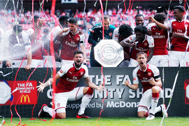 Win Community Shield, Arsenal Equivalent to Liverpool