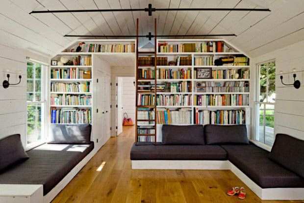 8 Desain Interior Perpustakaan Pribadi Yang Super Cozy