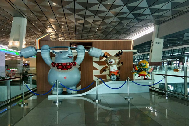 Mau Selfie? Ini Penampilan Baru Bandara Soetta Sambut Asian Games