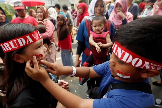 Jelang Closing Ceremony Asian Games 2018, Gelora Bung Karno Mulai Memerah