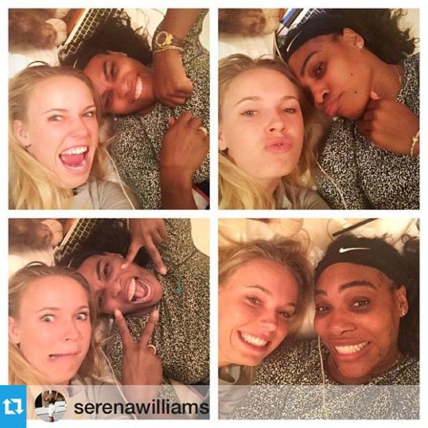 Rahasia Persahabatan Wozniacki dan Serena Williams