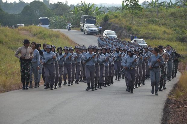 Kepala Bakamla Ajak Paramiliter Lari Bersenjata Sejauh 5 Km