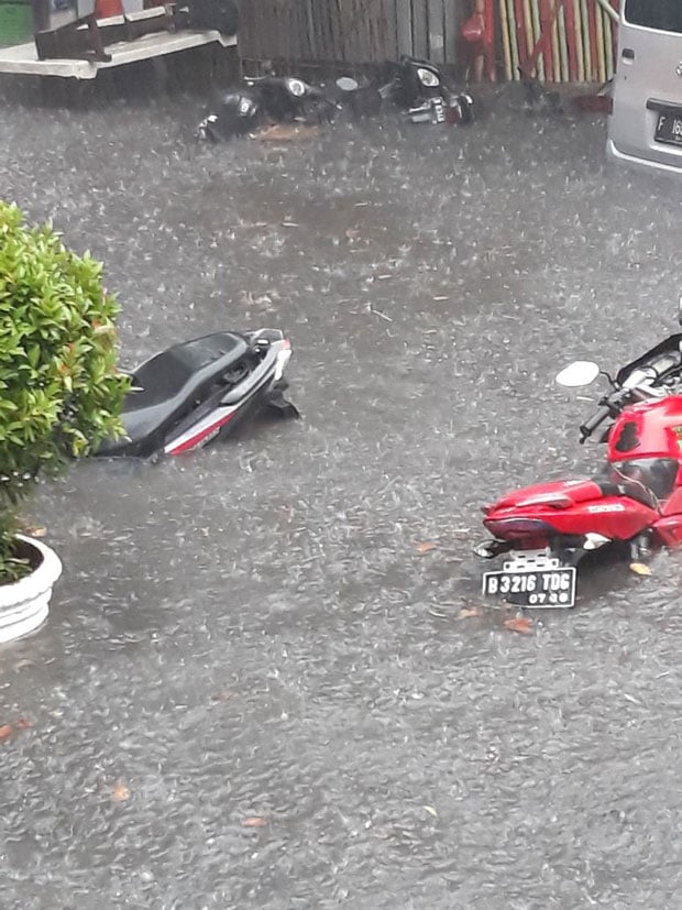 Hujan Lebat, Sejumlah Wilayah di Jakarta Utara Tergenang Banjir
