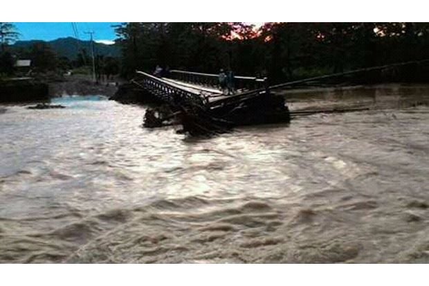 Banjir Bandang Terjang Morowali Utara 3 Jembatan Putus