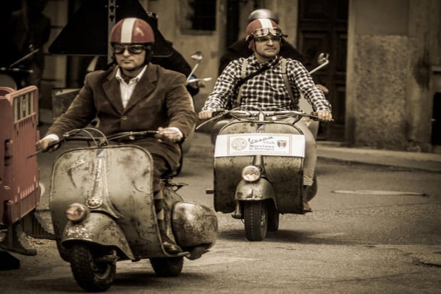 Barisan Vespa Legendaris di Dunia dan Sejarahnya