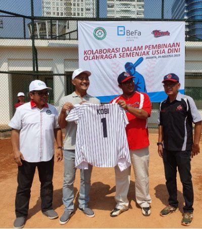 Garuda Baseball-Softball Club dan Befa Kolaborasi Pembinaan Usia Dini