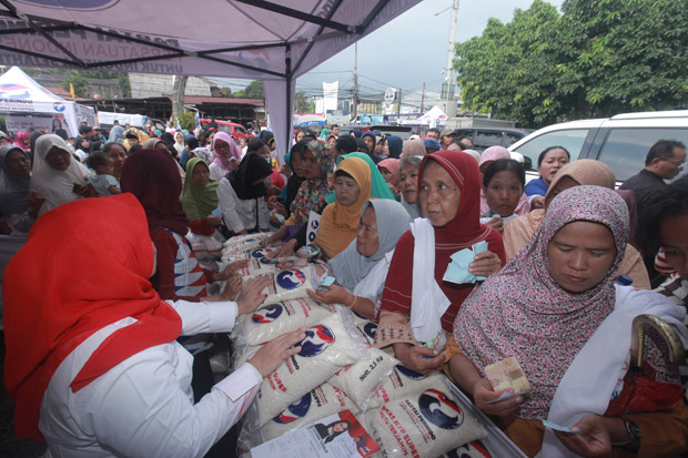 Bazar Murah di Jagakarsa, Liliana: Ini Cara Perindo Memperhatikan Warga