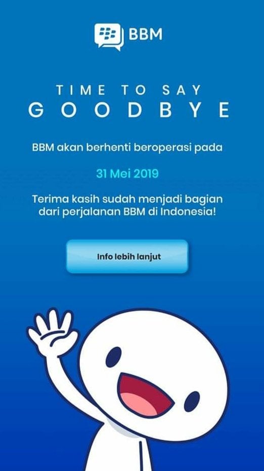 Tak Kuat Bersaing di Industri Pesan Instan, BBM Ucapkan Selamat Tinggal