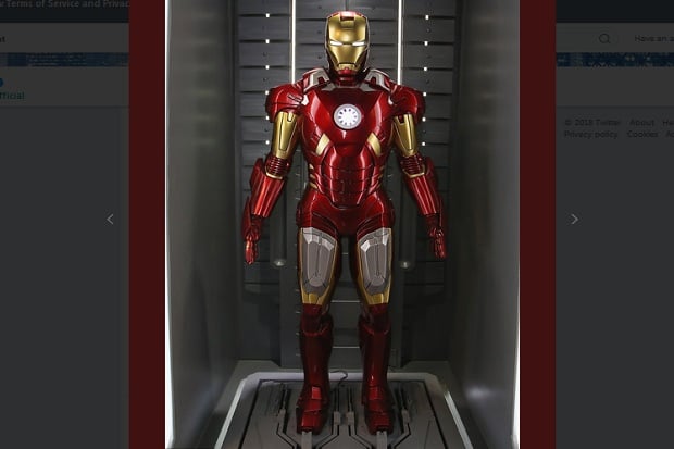 Kostum Asli Iron Man Seharga Rp4,6 Miliar Dicuri