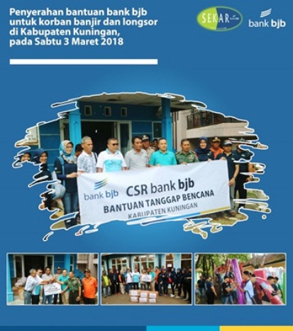 Bank Bjb Serahkan Bantuan Bagi Korban Banjir di Kuningan