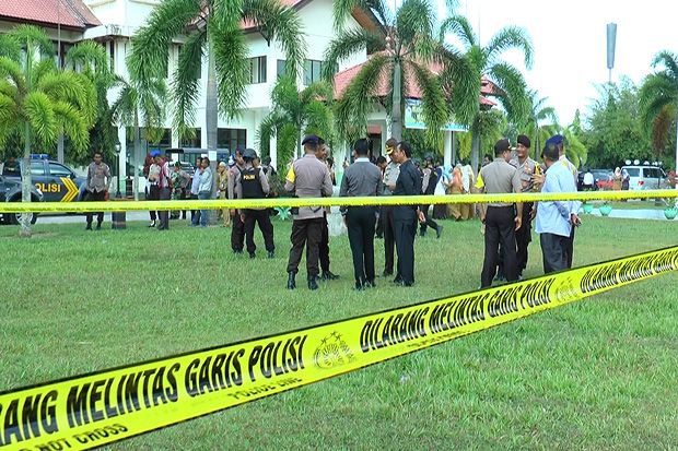 Jelang Pilkada, Kantor Bappeda Aceh Barat Diteror Bom