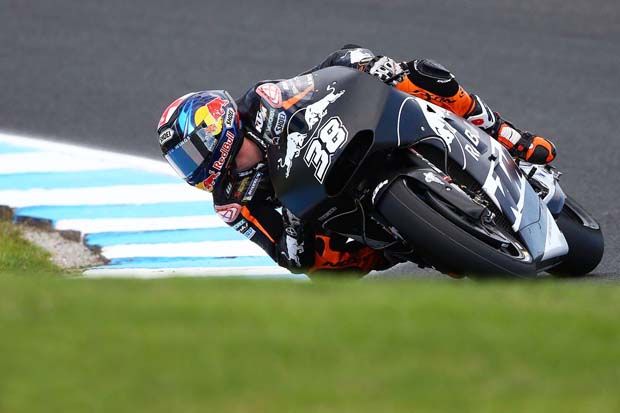 Bradley Smith (Tim KTM) di tes pramusim II MotoGP 2017 Sirkuit Phillip Island Australia. (Foto-KTM)