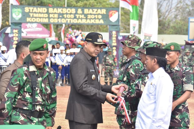 Ratusan Warga Banjiri Baksos dan Bazar TMMD Kodim Tigaraksa