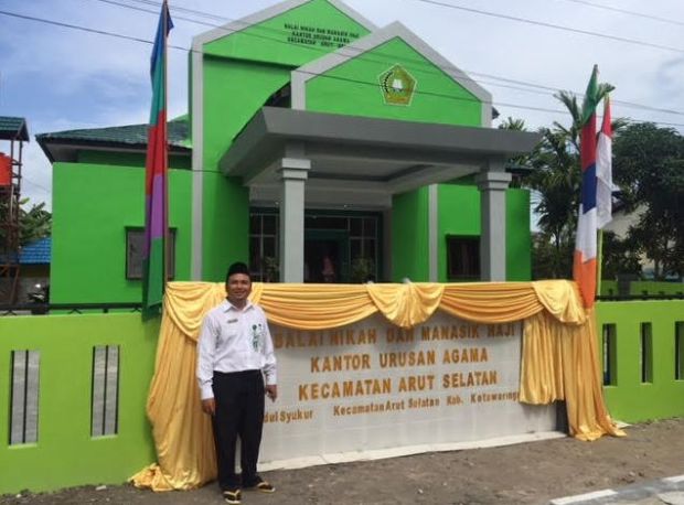 Bupati Kobar Resmikan Kantor Urusan Agama Kecamatan Arut Selatan
