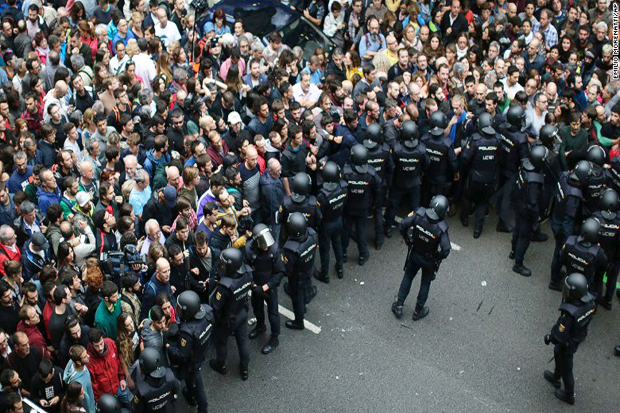 Catalan Riot Ask Referendum for Independence