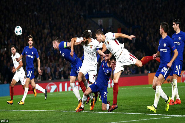 Hazard Rescues Chelsea from Roma Domination