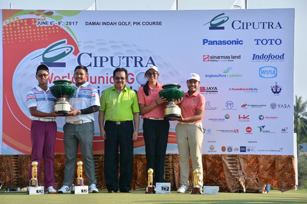 Carl Jano dan Taglao Juara Ciputra World Golf Junior Championship 2017