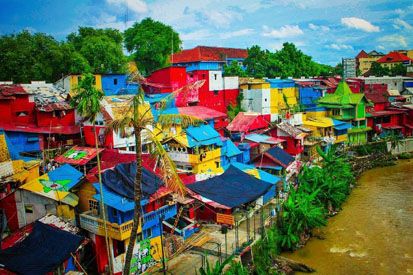 Kampung Warna-Warni di Indonesia, Mungkin Salah Satunya Ada di Kotamu