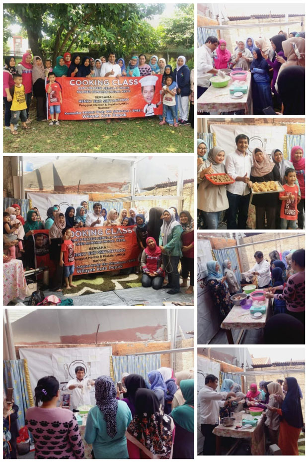 Pemberdayaan UMKM, Cak Eko Beri Pelatihan Cooking Class di Depok