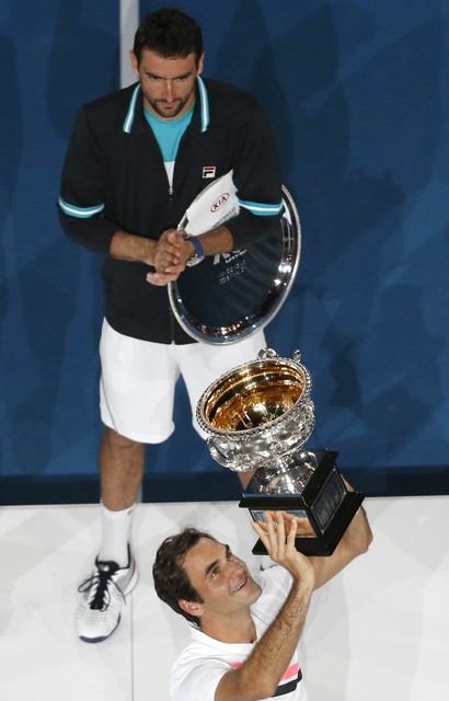 Federer Susah Payah Pertahankan Gelar Australia Terbuka