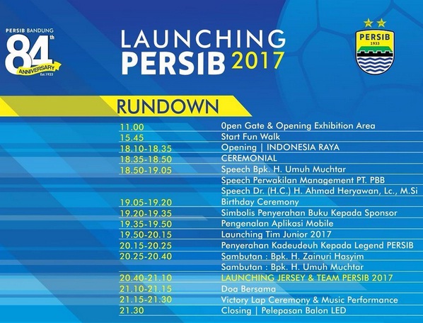 Persib Launching Sore Ini, Atep Ajak Bobotoh Birukan Bandung