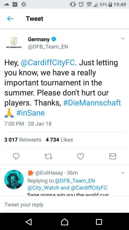 Timnas Jerman Hapus Postingan di Medsos Soal Leroy Sane