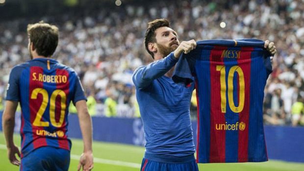 Selebrasi Gol Icardi Contek Gaya Messi dan Ronaldo
