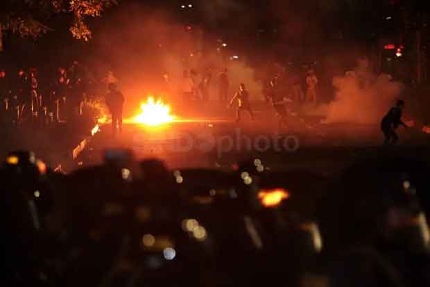 Polri Sebut Kerusuhan Massa di Bawaslu Sengaja Diatur