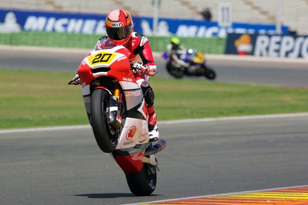 Dimas Ekky di CEV Valencia 2016. (Foto-Astra Honda Racing Team)