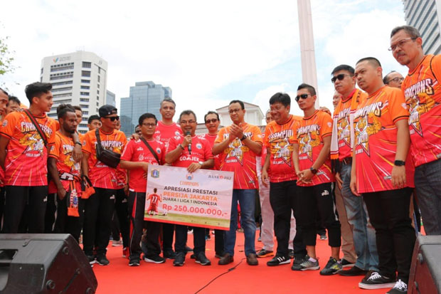 Bank DKI Gelontorkan Dana untuk Persija Jakarta Rp250 Juta